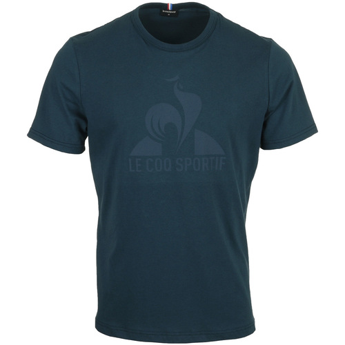 tekstylia Męskie T-shirty z krótkim rękawem Le Coq Sportif Monochrome Tee Ss Niebieski