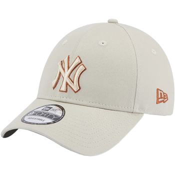 Dodatki Męskie Czapki z daszkiem New-Era Team Outline 9FORTY New York Yankees Cap Beżowy