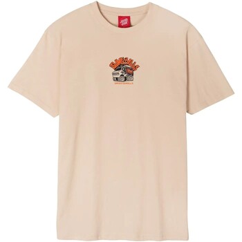 tekstylia Męskie T-shirty z krótkim rękawem Santa Cruz  Beżowy