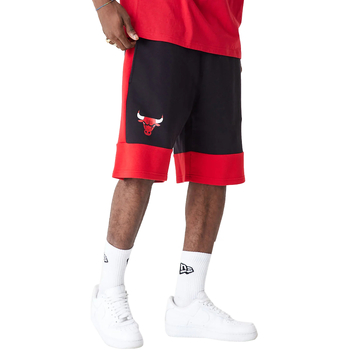 tekstylia Męskie Krótkie spodnie New-Era NBA Colour Block Short Bulls Czerwony