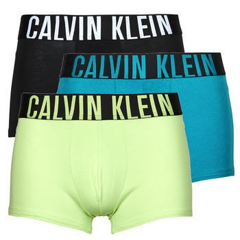 Bielizna Męskie Bokserki Calvin Klein Jeans TRUNK 3PK X3 Biały / Czarny / Niebieski
