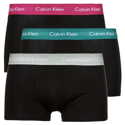 Bielizna Męskie Bokserki Calvin Klein Jeans LOW RISE TRUNK 3PK X3 Czarny