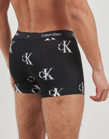 Calvin Klein Jeans TRUNK 3PK X3 Czarny / Czarny / Fioletowy