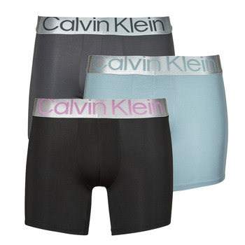 Bielizna Męskie Bokserki Calvin Klein Jeans BOXER BRIEF 3PK X3 Szary / Szary / Czarny