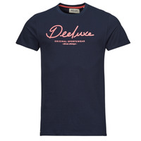 tekstylia Męskie T-shirty z krótkim rękawem Deeluxe LATTE Marine