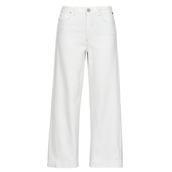 tekstylia Damskie Jeans flare / rozszerzane  Freeman T.Porter NYLIA ANDALOUSIA Biały