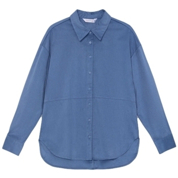 tekstylia Damskie Topy / Bluzki Compania Fantastica COMPAÑIA FANTÁSTICA Shirt 11057 - Blue Niebieski
