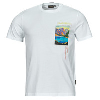 tekstylia Męskie T-shirty z krótkim rękawem Napapijri S CANADA Biały