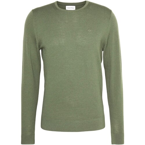 tekstylia Męskie T-shirty z krótkim rękawem Calvin Klein Jeans K10K109474 Zielony