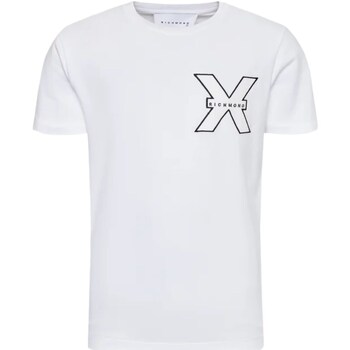 tekstylia Męskie T-shirty z krótkim rękawem John Richmond UMA23010TS Biały