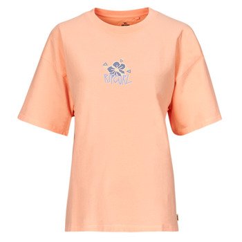 tekstylia Damskie T-shirty z krótkim rękawem Rip Curl ISLAND HERITAGE TEE Koral