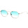 Zegarki & Biżuteria  okulary przeciwsłoneczne Eyepetizer Occhiali da Sole  Claire C.1-21 Srebrny