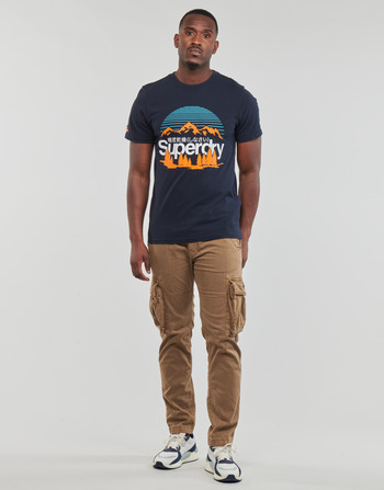 Superdry CORE CARGO PANT Brązowy