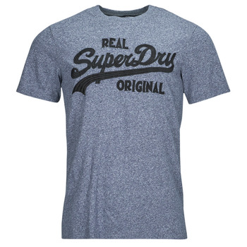 Superdry EMBROIDERED VL T SHIRT Szary