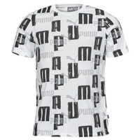 tekstylia Męskie T-shirty z krótkim rękawem Puma ESS+ LOGO LAB AOP TEE Biały
