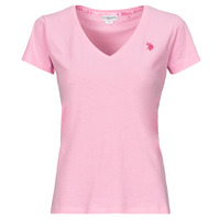 tekstylia Damskie T-shirty z krótkim rękawem U.S Polo Assn. BELL Różowy