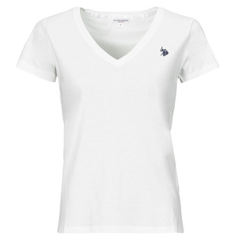 tekstylia Damskie T-shirty z krótkim rękawem U.S Polo Assn. BELL Biały