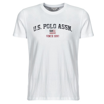 tekstylia Męskie T-shirty z krótkim rękawem U.S Polo Assn. MICK Biały