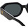 Zegarki & Biżuteria  okulary przeciwsłoneczne The Attico Occhiali da Sole  X Linda Farrow Irene 14C1 Czarny