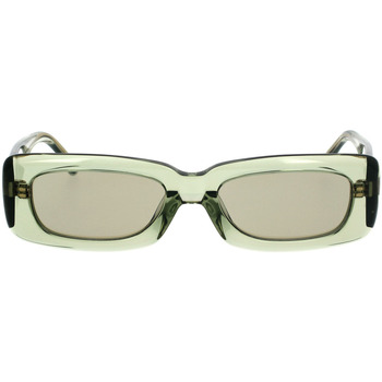 Zegarki & Biżuteria  Damskie okulary przeciwsłoneczne The Attico Occhiali da Sole  X Linda Farrow Mini Marfa 16C18 Zielony