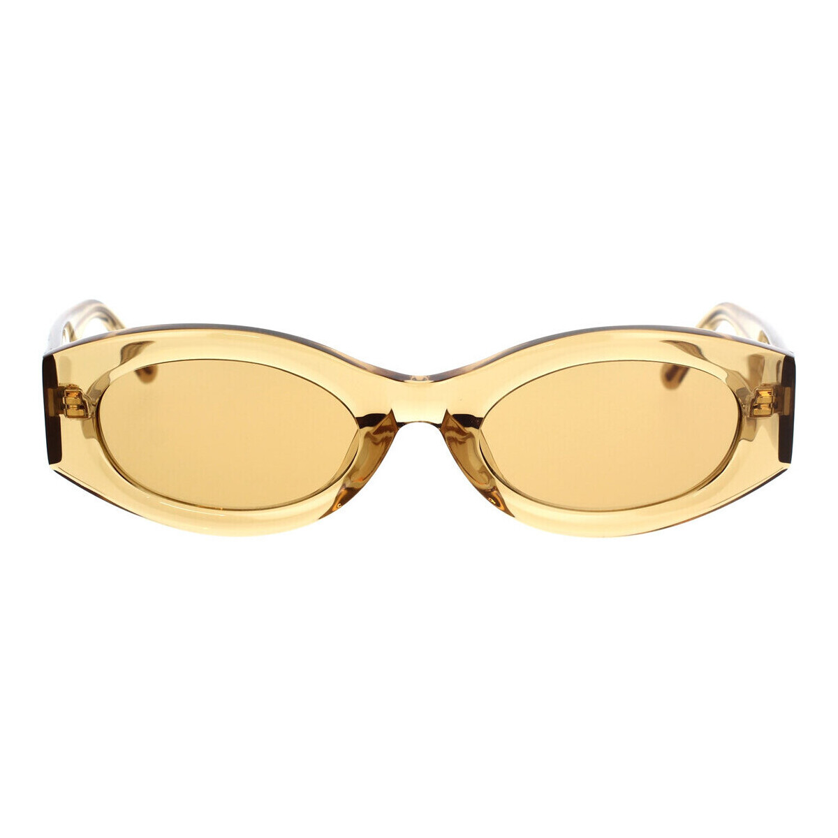 Zegarki & Biżuteria  Damskie okulary przeciwsłoneczne The Attico Occhiali da Sole  X Linda Farrow Berta 38C5 Beżowy