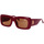 Zegarki & Biżuteria  Damskie okulary przeciwsłoneczne The Attico Occhiali da Sole  X Linda Farrow Marfa 3C26 Bordeaux