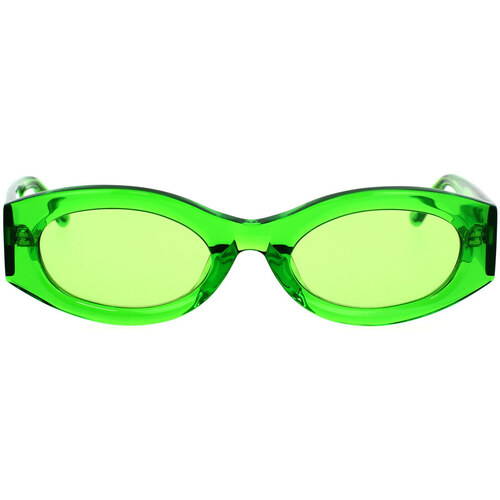 Zegarki & Biżuteria  Damskie okulary przeciwsłoneczne The Attico Occhiali da Sole  X Linda Farrow Berta 38C6 Zielony