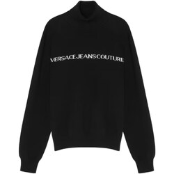 tekstylia Męskie T-shirty z krótkim rękawem Versace Jeans Couture 75GAFM07-CM06H Czarny