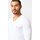 tekstylia Męskie T-shirty z długim rękawem Guess M2YI08 J1314 Biały