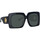 Zegarki & Biżuteria  Damskie okulary przeciwsłoneczne Linda Farrow Occhiali da Sole  Sierra LFL 1346 C1 Czarny