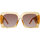 Zegarki & Biżuteria  Damskie okulary przeciwsłoneczne Linda Farrow Occhiali da Sole  Sierra LFL 1346 C5 Żółty