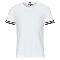 tekstylia Męskie T-shirty z krótkim rękawem Tommy Hilfiger MONOTYPE BOLD GSTIPPING TEE Biały