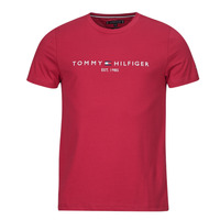 tekstylia Męskie T-shirty z krótkim rękawem Tommy Hilfiger TOMMY LOGO TEE Bordeaux