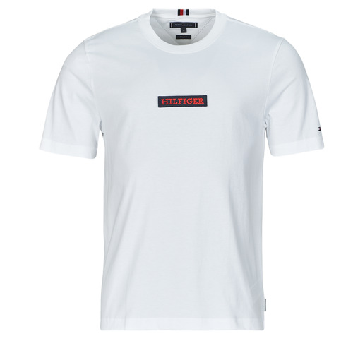 tekstylia Męskie T-shirty z krótkim rękawem Tommy Hilfiger MONOTYPE BOX TEE Biały