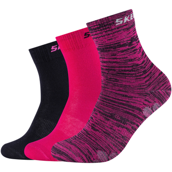 Dodatki Damskie Skarpety Skechers 3PPK Wm Mesh Ventilation Socks Różowy
