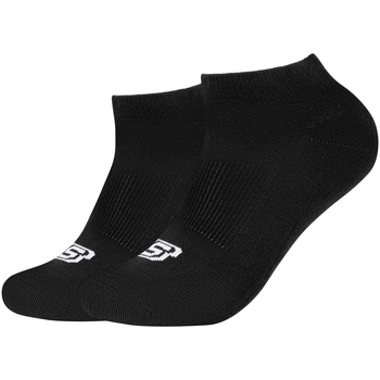 Dodatki Skarpety Skechers 2PPK Basic Cushioned Sneaker Socks Czarny