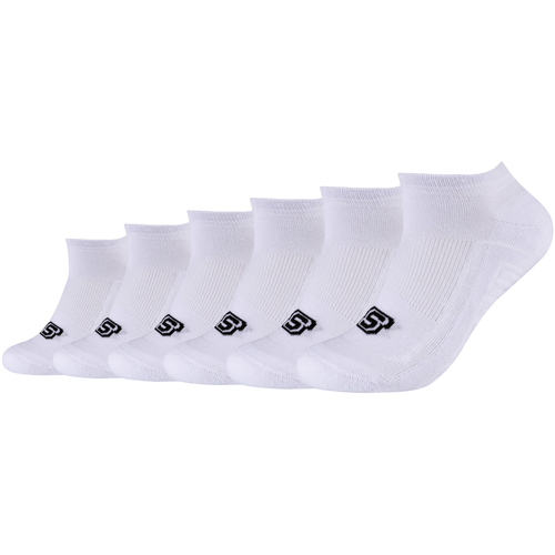 Dodatki Skarpety Skechers 2PPK Basic Cushioned Sneaker Socks Biały