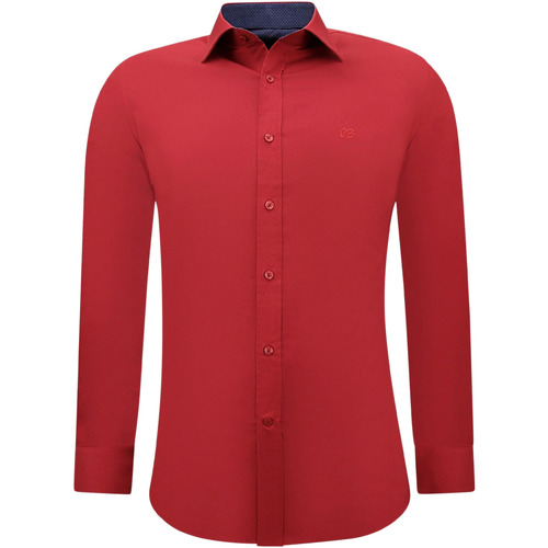 tekstylia Męskie Koszule z długim rękawem Gentile Bellini 146385486 Czerwony