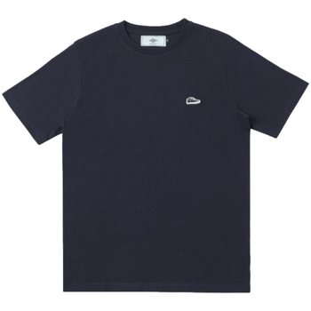 tekstylia Męskie T-shirty i Koszulki polo Sanjo T-Shirt Patch Classic - Navy Niebieski