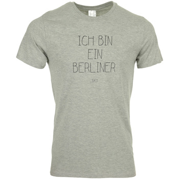 tekstylia Męskie T-shirty z krótkim rękawem Civissum I Bin Ein Berliner Szary
