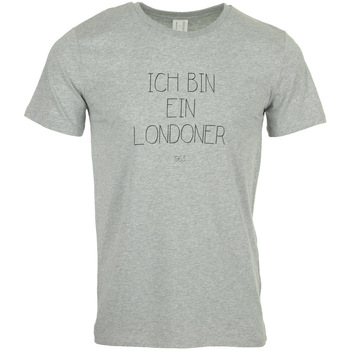 tekstylia Męskie T-shirty z krótkim rękawem Civissum Ich Bin Ein Londoner Tee Szary
