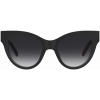 Zegarki & Biżuteria  Damskie okulary przeciwsłoneczne Love Moschino Occhiali da Sole  MOL053/S UYY BK Czarny