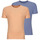 tekstylia Męskie T-shirty z krótkim rękawem Kaporal RIFT Niebieski / Pomarańczowy