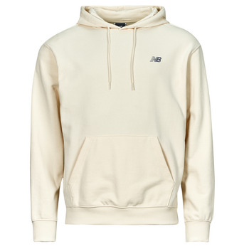 New Balance BRUSHED SMALL LOGO HOODIE Beżowy