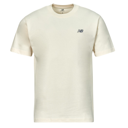 tekstylia Męskie T-shirty z krótkim rękawem New Balance SMALL LOGO JERSEY TEE Beżowy