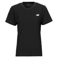 tekstylia Damskie T-shirty z krótkim rękawem New Balance SMALL LOGO T-SHIRT Czarny
