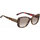 Zegarki & Biżuteria  Damskie okulary przeciwsłoneczne Love Moschino Occhiali da Sole  MOL054/S GCR Brązowy