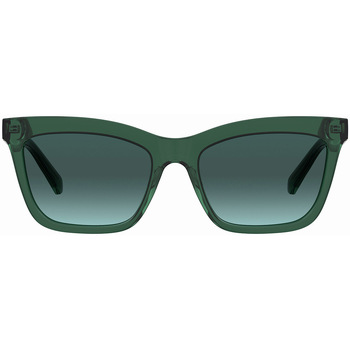 Zegarki & Biżuteria  Damskie okulary przeciwsłoneczne Love Moschino Occhiali da Sole  MOL057/S 1ED Zielony
