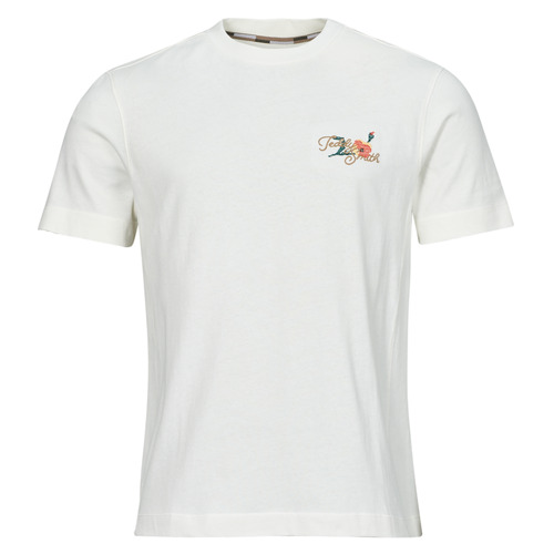 tekstylia Męskie T-shirty z krótkim rękawem Teddy Smith EDIS MC Biały