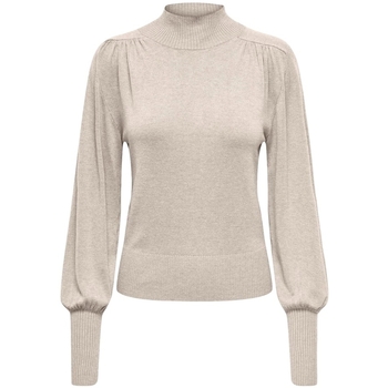 Only Julia Life L/S Knit - Pumice Stone Beżowy